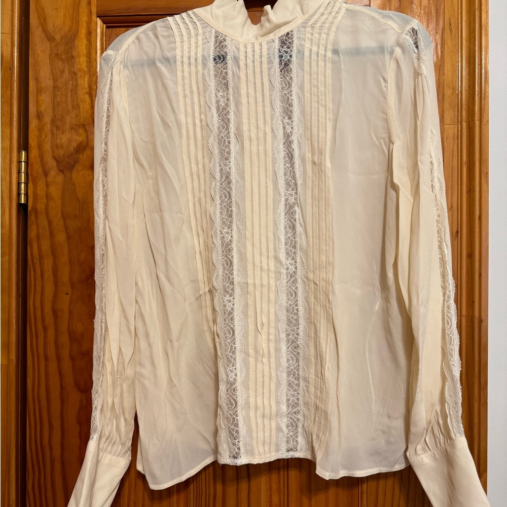 See by Chloe Silk Blend Blouse